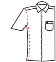 camisas con mangas cortas