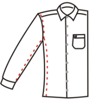 camisas con mangas largas