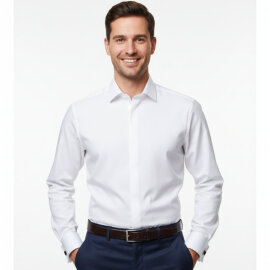 OLYMP LUXOR modern fit a uni camisa para hombres manga de largo extra 70cm, without chest pocket, double cuff