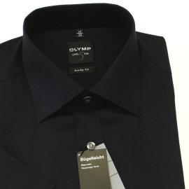 OLYMP chemise pour homme LEVEL FIVE BODY FIT uni à manches courtes (6090-12-68)