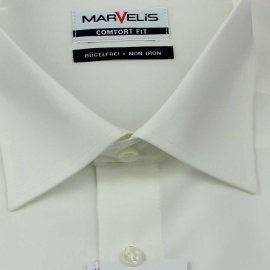 Marvelis Comfort Fit Hemd Uni Kurzarm (7973-12-20) 40 (M)