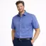 Marvelis Comfort Fit Chambray camisa para hombres mangas cortas (7959-12-13)
