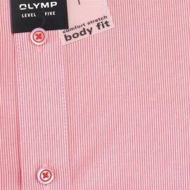 OLYMP chemise pour homme LEVEL FIVE BODY FIT MICRO-rayures à manches longue (1231-64-87)