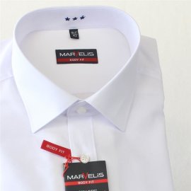 MARVELIS chemise pour homme BODY FIT uni à manches longues sumplémentaires (69cm) (6799-69-00) 38 (S)