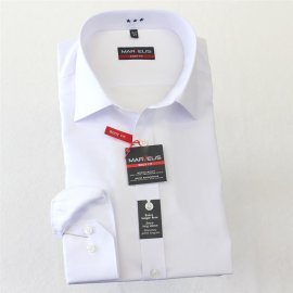 MARVELIS chemise pour homme BODY FIT uni à manches longues sumplémentaires (69cm) (6799-69-00) 39 (M)