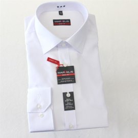 MARVELIS chemise pour homme BODY FIT uni à manches longues sumplémentaires (69cm) (6799-69-00) 40 (M)