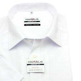 MARVELIS Men´s Shirt one colour short sleeve...