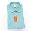 OLYMP LUXOR Men`s Shirt MODERN FIT chambray uni short sleeve (0304-12-41)