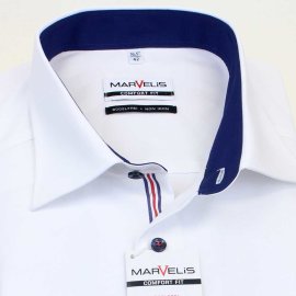MARVELIS COMFORT FIT chemise pour homme uni à...