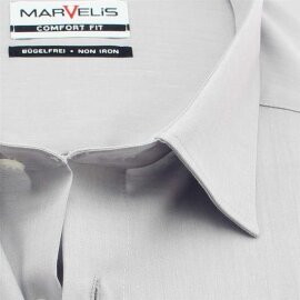 Marvelis Comfort Fit Chambray camisa para hombres mangas largas