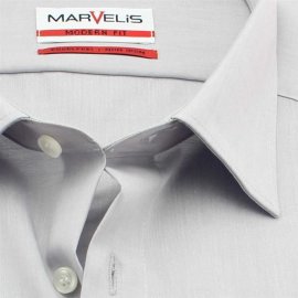 MARVELIS Men´s Shirt MODERN FIT chambray long sleeves (4704-64-60) 38 (S)