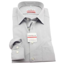 MARVELIS chemise pour homme MODERN FIT Chambray à manches longue (4704-64-60) 43 (XL)