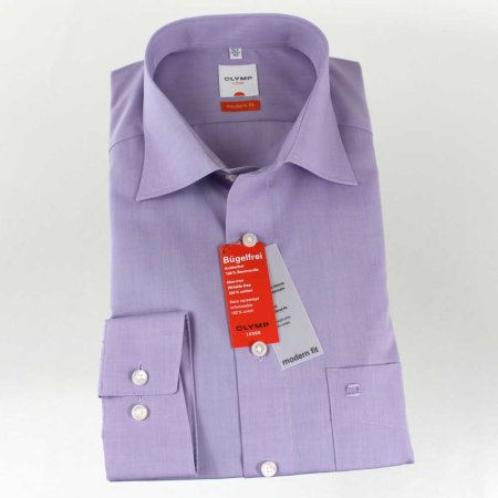 OLYMP LUXOR modern fit a uni camisa para hombres mangas largas