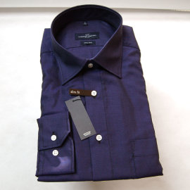 Lorenzo Calvino Slim Fit men´s`s Shirt one colour sleeve (138801-03)