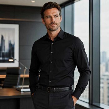 MARVELIS Hemd COMFORT Fit uni langarm