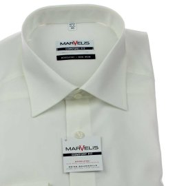 MARVELIS chemise pour homme COMFORT FIT uni à manches longue (7973-64-20e)