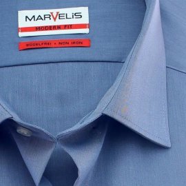 MARVELIS chemise pour homme MODERN FIT Chambray ? manches...