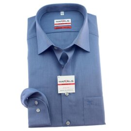 Marvelis Hemd Modern Fit Chambray Langarm 41 (L)