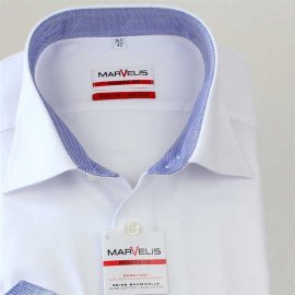 MARVELIS Men`s shirt MODERN FIT one colour long sleeve...