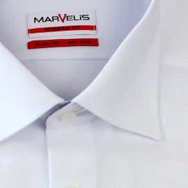 MARVELIS chemise pour homme MODERN FIT structure Kragenausputz à manches longue (4767-64-00) 40 (M)