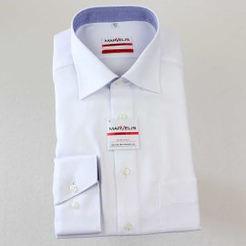 MARVELIS chemise pour homme MODERN FIT structure Kragenausputz à manches longue (4767-64-00) 43 (XL)