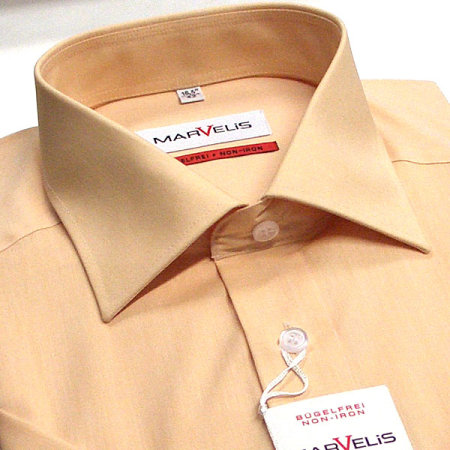 Marvelis camisa para hombres Chambray mangas cortas (7959-12-72)