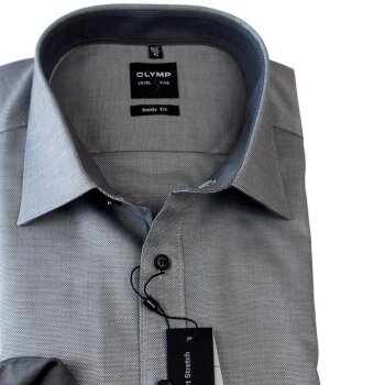 OLYMP Level Five BODY FIT Uni camisa para hombres mangas largas (4022-64-63)