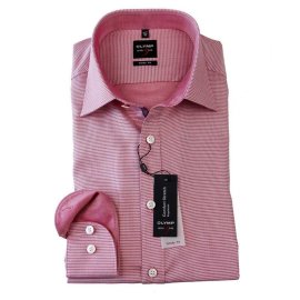 OLYMP chemise pour homme LEVEL FIVE BODY FIT NETZ-carreau à manches longue (2010-54-86) 37-38 (S)
