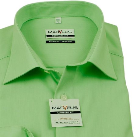 MARVELIS Comfort Fit Men`s Shirt chambray long sleeve (7959-64-46)