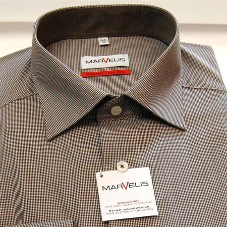 MARVELIS chemise pour homme Mino-carreau à manches longue (6902-64-28)