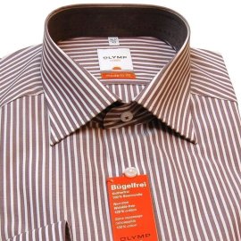 OLYMP LUXOR modern fit a racha camisa para hombres mangas largas (6333-64-93)
