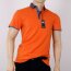 J.T.Ascott Piquee Polohemd Kent-Kragen Farbe orange