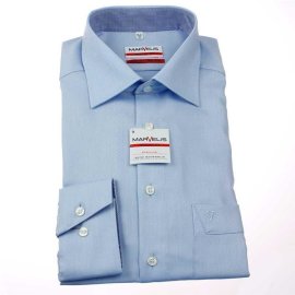 MARVELIS Men`s shirt MODERN FIT one colour long sleeve 43 (XL)