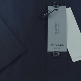 OLYMP LUXOR comfort fit uni camisa para hombres mangas cortas