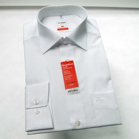 OLYMP LUXOR chemise pour homme MODERN FIT uni à manches longues sumplémentaires (69cm) 72cm 43 (XL)