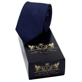 Krawatte aus reiner Seide (7.5cm breit) in Royal Quality...