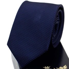 Krawatte aus reiner Seide (7.5cm breit) in Royal Quality...