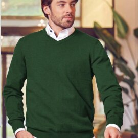 Herren Pullover, V-Ausschnitt, Marke MARVELIS, reine...