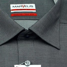 MARVELIS chemise pour homme MODERN FIT structure Kragenausputz à manches longue 43 (XL)