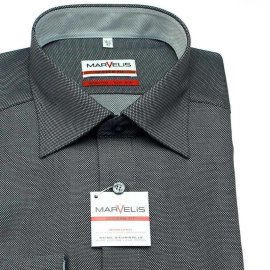 MARVELIS Men`s shirt MODERN FIT one colour long sleeve 45 (XXL)
