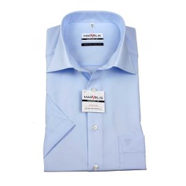 MARVELIS Men´s Shirt one colour short sleeve (7973-12-11)