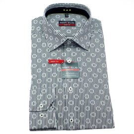 MARVELIS chemise pour homme BODY FIT rayures à manches longue