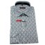 MARVELIS chemise pour homme BODY FIT rayures à manches longue