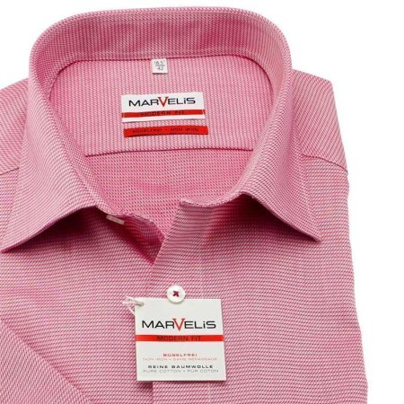 MARVELIS men´s`s Shirt MODERN FIT uni short sleeve
