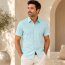 MARVELIS chemise pour homme BODY FIT rayures à manches courtes