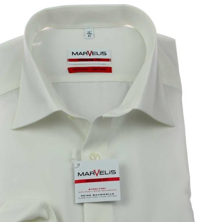 MARVELIS chemise pour homme MODERN FIT uni à manches longue (4700-64-20e) 39