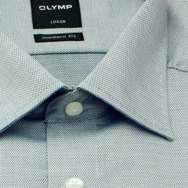 OLYMP LUXOR Men`s Shirt MODERN FIT structure short sleeve