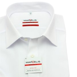MARVELIS chemise pour homme MODERN FIT uni à manches courtes (4700-12-00es) 42