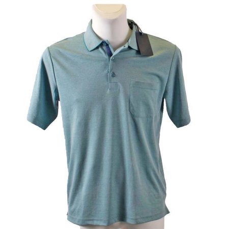 REDMOND Poloshirt Wash & Wear mit Brusttasche, halbarm S (37-38)