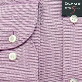 OLYMP Shirt Level Five BODY FIT DIAMANT TWILL long sleeve